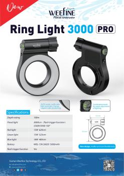 WeeFine Ring Light 3000 Pro Ringblitz und Licht