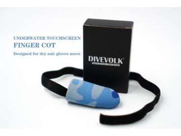 DIVEVOLK Underwater Touchscreen Finger for Dry Gloves